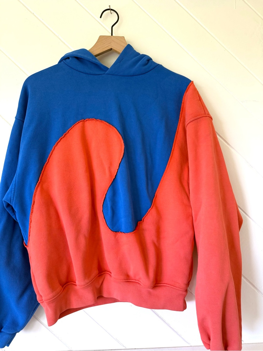 ERL blue & orange wave hoodie - Picture 6 of 10